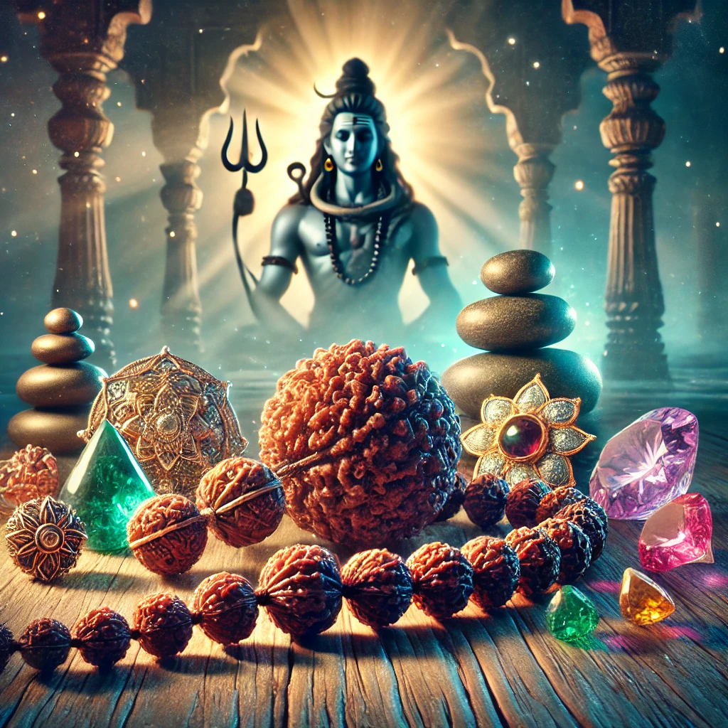 Rudraksha vs Gemstone
