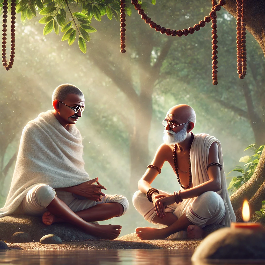 Who Was the Spiritual Guru of Gandhiji?