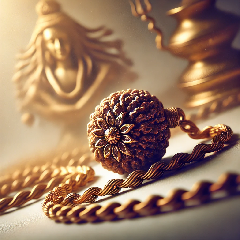 Can Rudraksha Be Worn in a Gold Chain?