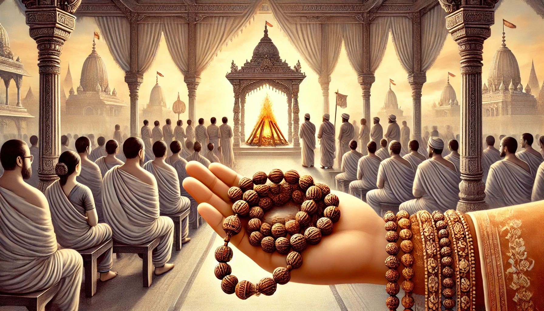 Can I Attend a Funeral Wearing Rudraksha?