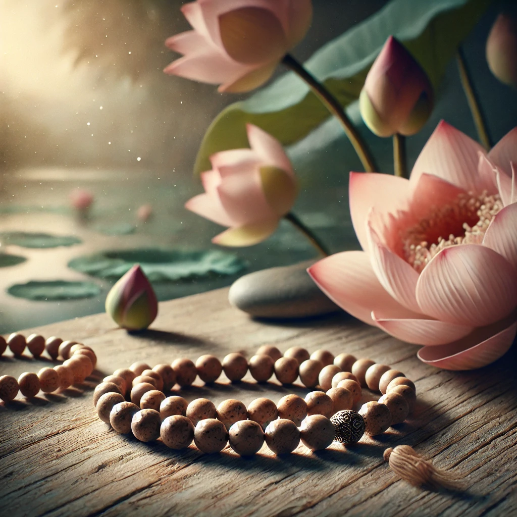 How is a Lotus Seed Mala Made?