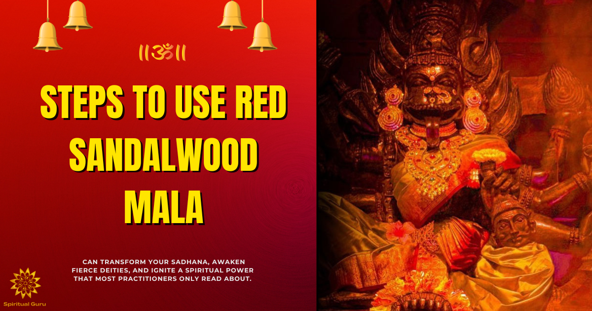 Red Sandalwood Mala How to use the Sacred Fire in Your Hands