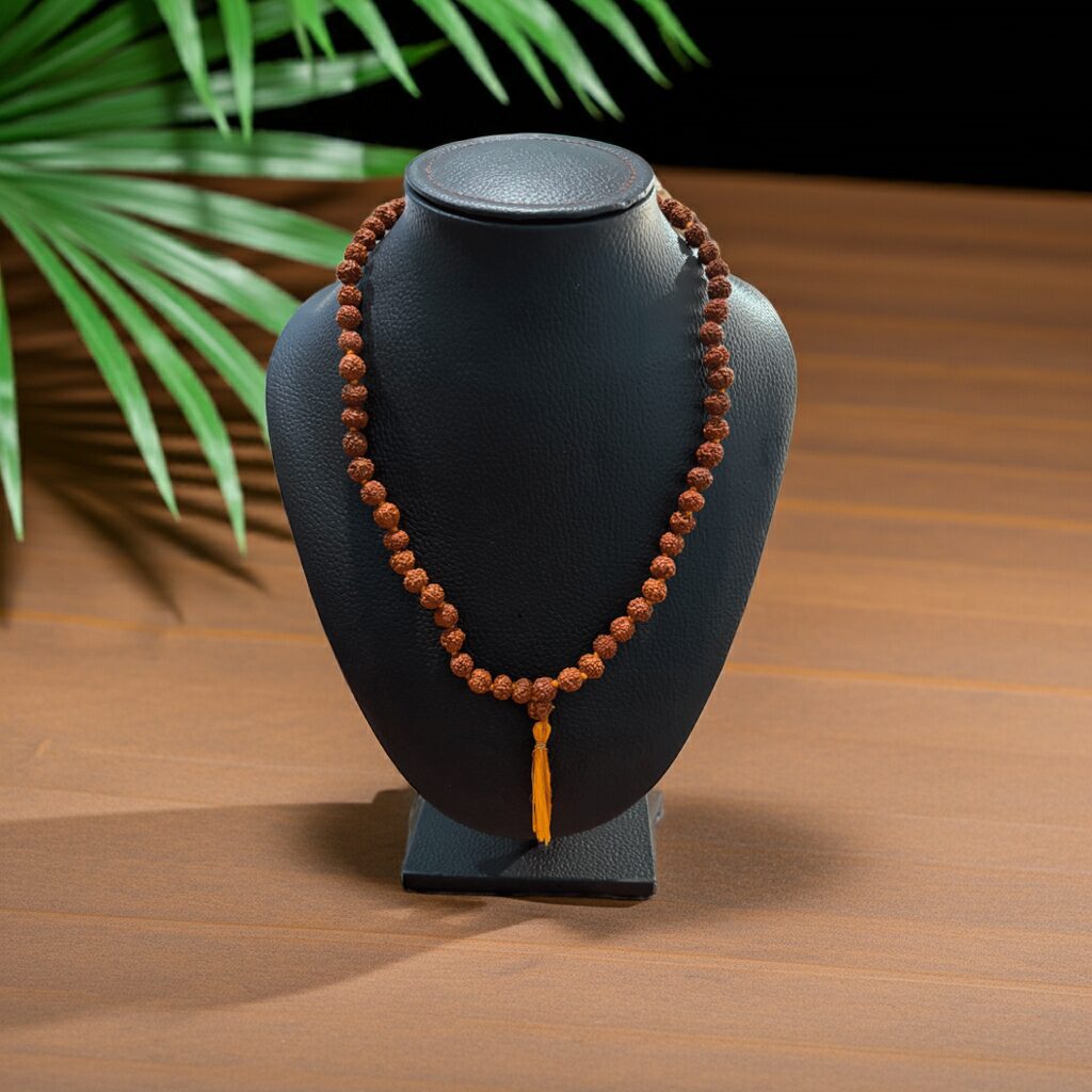 5 Mukhi Rudraksha Mala 108 Beads (Indian)