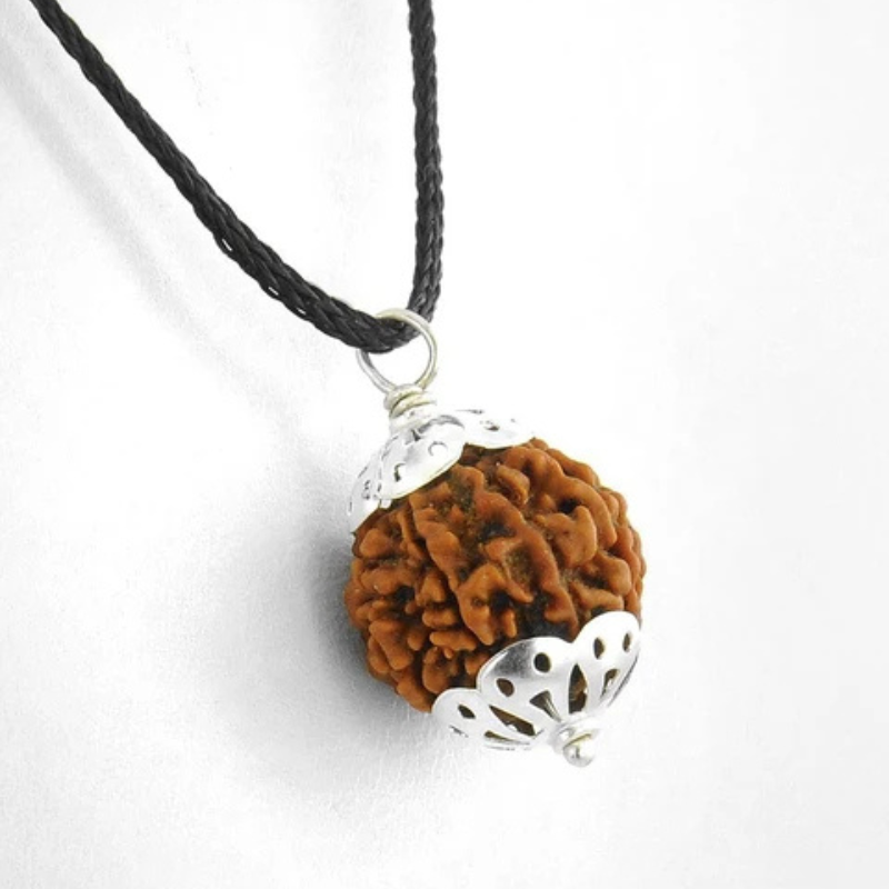 5 face Rudraksha Silver Pendant Main Photo Thumbnail