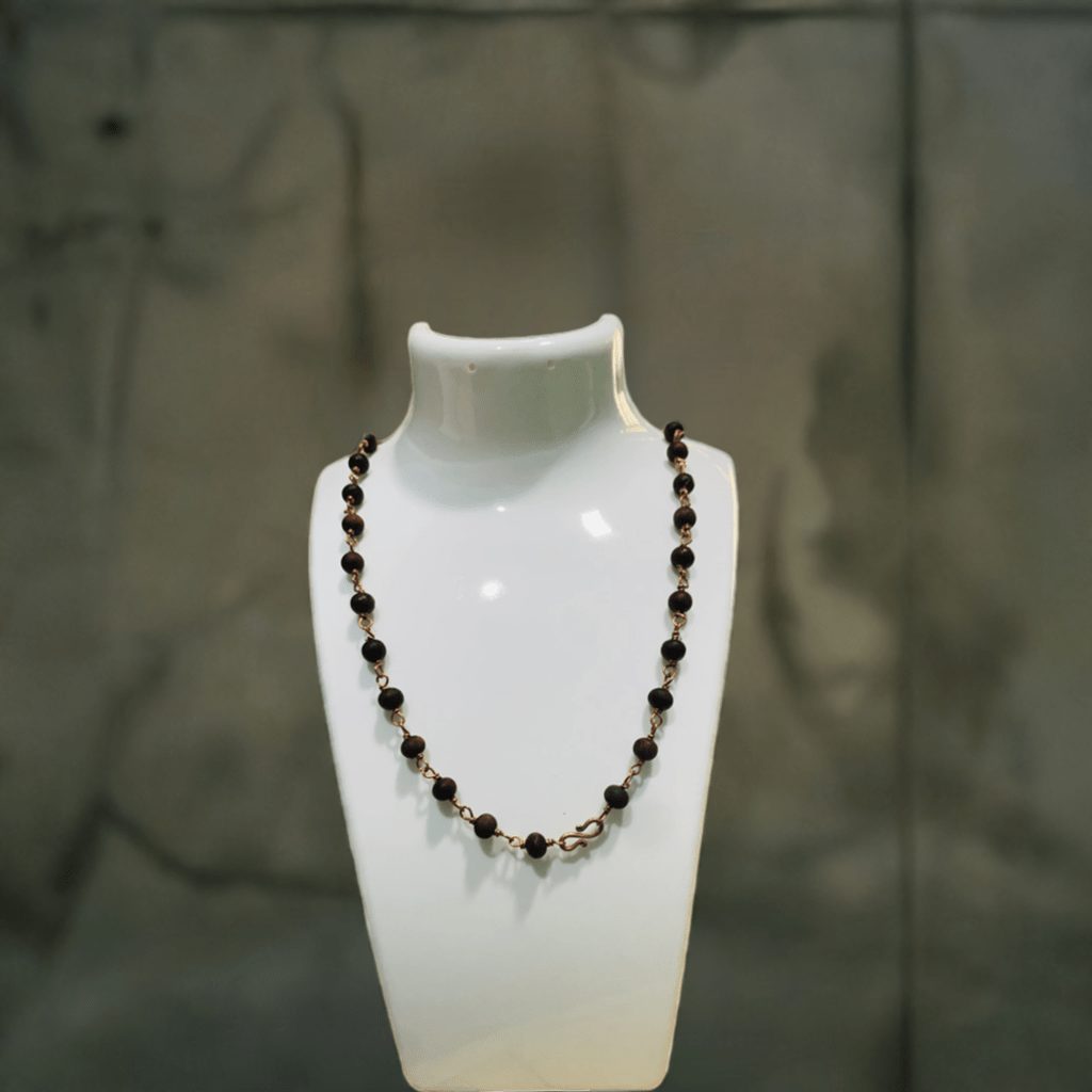 Karungali Copper Mala (Without Capping)