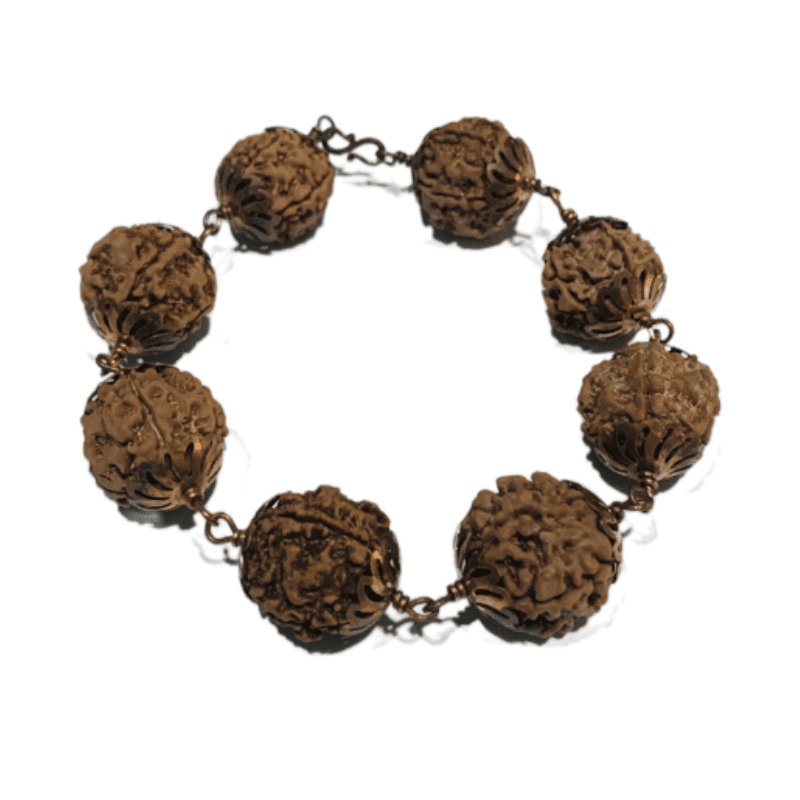 Rudraksha Copper Bracelet (5 Mukhi) Main Photo Thumbnail