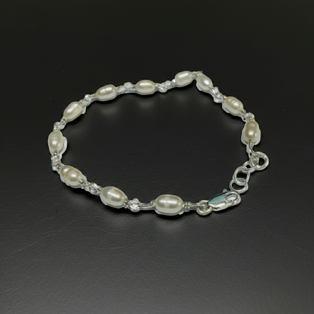 Pure Pearl Silver Bracelet Main Photo Thumbnail