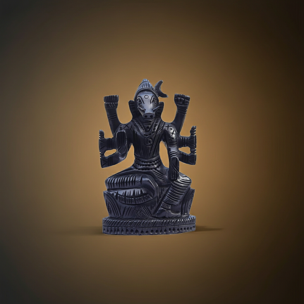 Varahi Amman Karungali Wood Idol 100% Original (Hand-carved)