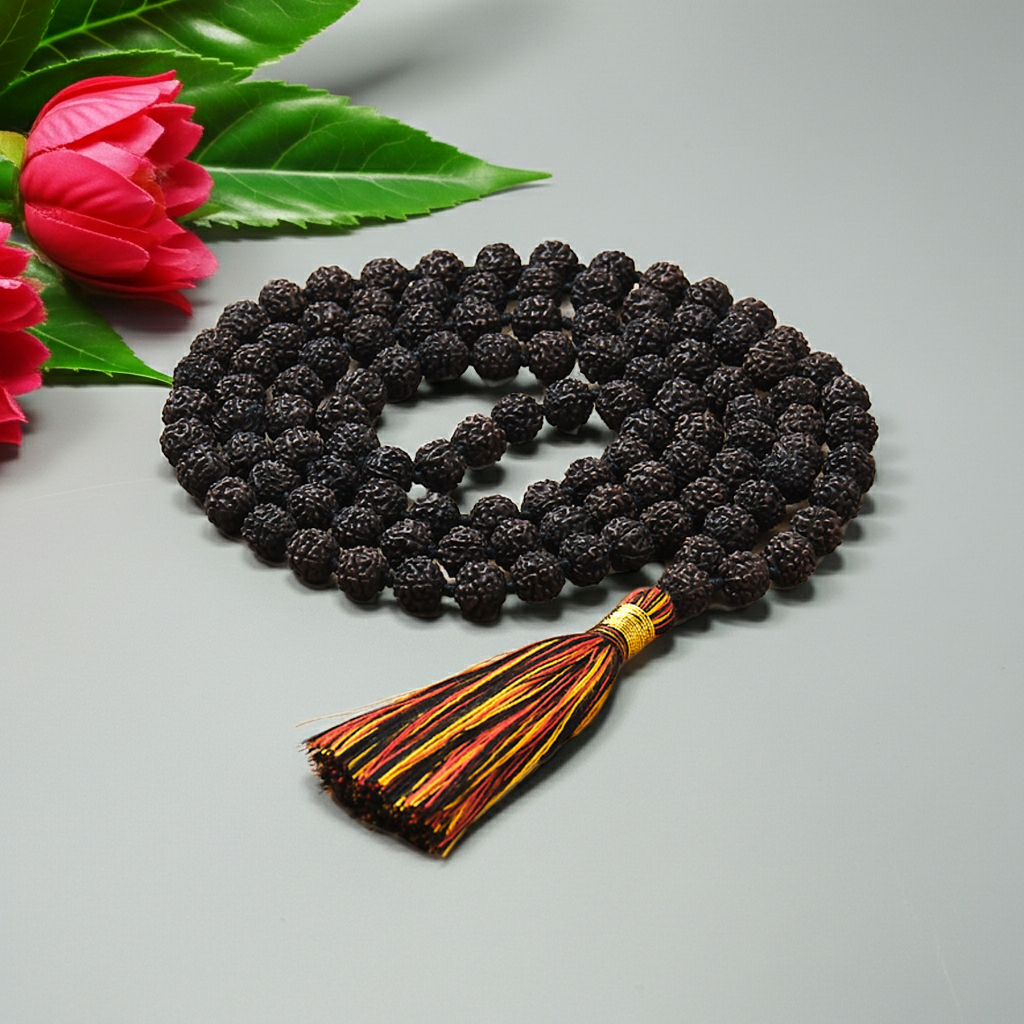 Black Rudraksha Mala