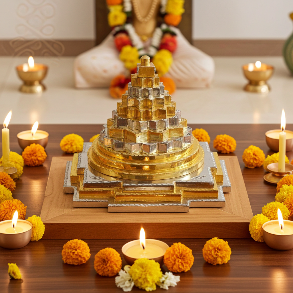 Maha Meru Yantra for Tripura Sundari Worship | Sri Vidya Dasa Maha Vidya Yantra
